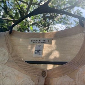 Banana Republic floral cardigan